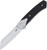 CRKT - Viento Linerlock Sheepsfoot Black G10 Pocket Knife [3.13" Black D2 Tool Steel]