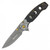 Wartech (Stone/Black Wood Handle) A/O Pocket Knife [3.5" Gray 3cr13]