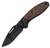 Bulli Clutch Lock Knife Titanium + Fat Carbon (3.33" Black DLC S45VN) Kizer Cutlery Ki3695A3