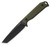 Begleiter Fixed Blade Knife Green G-10 (3.74" Black Tanto AEB-L) Kizer Cutlery 1045MT2