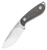 Buddy Fixed Blade Knife Black Micarta (3" Satin 14C28N) Kizer Cutlery 1081A8