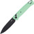 CRKT - Counterpart (Aqua GRN) Crossbar Lock Pocket Knife (3.38" Black Oxide 12C27)