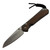 CRK - Small Sebenza 31 Insingo (Inlay Natural Canvas Micarta) Sandblasted (2.94" Stonewashed MangnCut) S31-1222