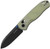Drop Bear (GID G10) Clutch Lock Pocket Knife [2.97" Black PVD Coating Nitro-V] Kizer Cutlery V3619A21