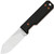 Abrams (Black G10) Fixed Blade [3.12" Satin 14C28N] Kizer Cutlery 1133A3