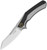 Draca (Aluminum & Carbon Fiber) Framelock Pocket Knife (3.42" Stonewashed S45VN) Kizer Cutlery Ki4751A1