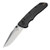 Hogue Knives Deka Manual Folder [Clip Point] Black Polymer (3.25" Stone Tumbled MagnaCut) 24379