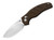 Sheepdog (Norplex UltreX Micarta Brown) Clutch Lock Pocket Knife [2.95" Satin Nitro-V] Kizer Cutlery V3488.29CDA1