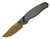 Phoca CC (Gray Aluminum) Clutch Lock Pocket Knife [2.9" Sunset Metal PVD AEB-L] Kizer Cutlery V3780A2