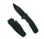 Demko Shark-Cub Stealth (Black Aluminum) Folding Knife [2.75" Clip Point Black DLC 20CV]