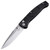 Hogue Knife Mysto (Black Canyon Richlite) ABLE Lock Folding Knife (3.4" Stone Tumbled MagnaCut) 24457