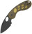 Microbe TSJ AirTi (Brown PEI) Slip Joint Pocket Knife [2.14" Black PVD 14C28N] Kizer Cutlery V2742TSJA1