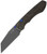 Wharning (GID Canvas Micarta) Button Linerlock Pocket Knife [3.40" Gray PVD Stonewash N690] Kizer Cutlery V3738BW3