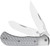 Trestle TP AirTi (Aluminum & Carbon Fiber) Slip Joint Pocket Knife [3.23" Satin BD1N] Kizer Cutlery K3761TPA1