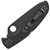 Spyderco Endura 4 Folding Knife Lockback Black FRN [3.75" Black Serrated VG-10] C10PSBBK