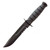 Ka-Bar Fighting Knife Fixed Blade Knife Black Kraton [5.25" Serrated Black] Clip Point KA1257