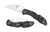 Spyderco Delica 4 Folding Knife Lockback Black FRN [2.875" Satin VG-10] Wharncliffe C11FPWCBK