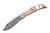 White Bone Damascus Folding Pocket Knife