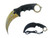 Gold Camo Karambit Fixed Blade Hunting