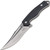 Boker Plus Masada Fixed Blade Knife Black G-10 [4.65" Plain Stonewash] Trailing Point 02BO771