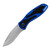 Kershaw Blur Spring Assisted Knife Blue Aluminum [3.375" Stonewash 14C28N] 1670NBSW