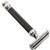 Parker - (BLACK) Butterfly Open Knob on Bottom Safty Razor