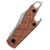 Kershaw Cinder Keychain Folding  Knife Copper [1.375" Stonewash 3Cr13MoV] Sheepsfoot 1025CU