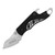 Kershaw Cinder Keychain Folding Knife Black GFN [1.375" Stonewash 3Cr13MoV] Sheepsfoot 1025