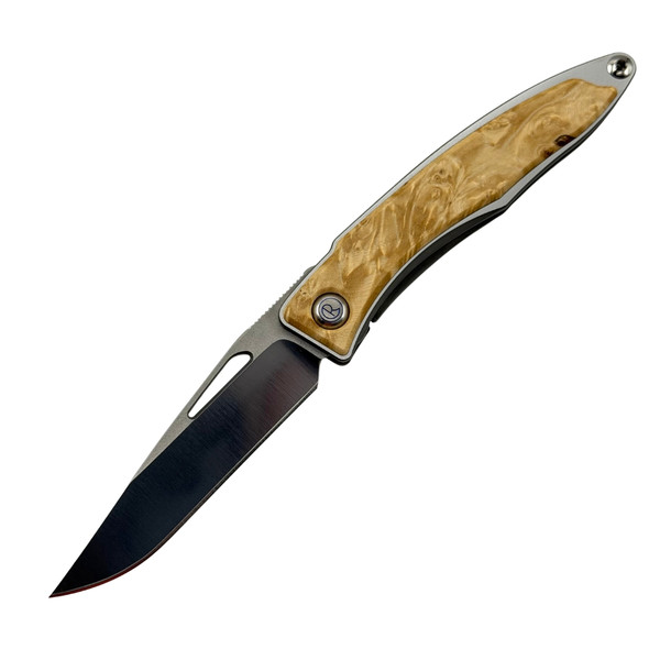 CRK Mnandi Knife (Box Elder Inlay) [2.75" MagnaCut] MNA-1008