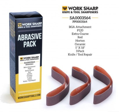P120 Ceramic Abrasive Belt (Blade Grinding Attachment) Work Sharp