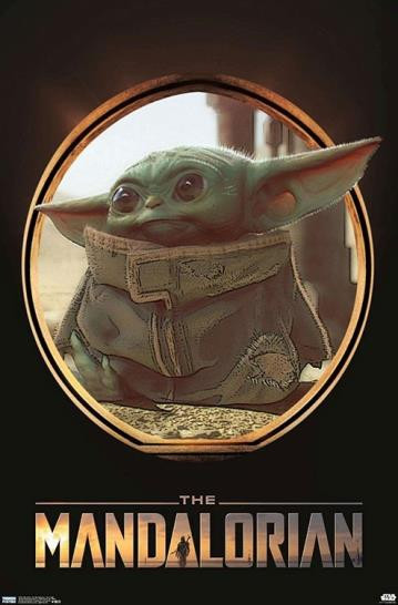 The Mandolorian Baby Yoda TV Poster