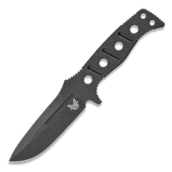 Benchmade Adamas Fixed Blade Knife Black Paracord [4.20" Black Cru-wear] 375BK-1