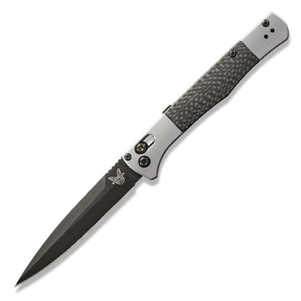 Benchmade AUTO Fact Pocket Knife Axis Lock Aluminum/Carbon Fiber [4.00" Black S90V] 4170BK
