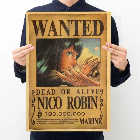 Print - One Piece Wanted Poster (NICO ROBIN)