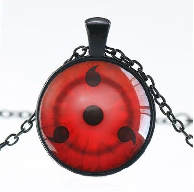 Naruto Anime (Sharingan Eyes) Necklace