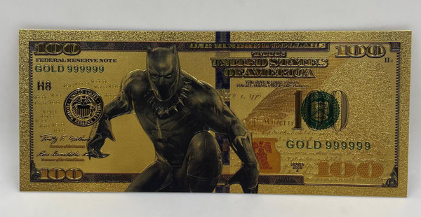 Marvel (Black Panther) Souvenir Coin Banknote