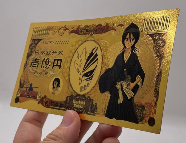 Bleach Anime (Rukia Kuchiki) Souvenir Coin Banknote
