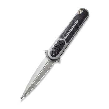 WE Angst Knife Gray/Black G-10 (3.06" Stonewashed S35VN) 2002B