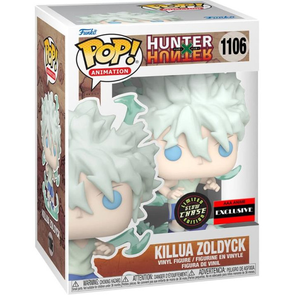 Funko Pop CHASE Killua Zoldyck "Hunter X Hunter" AAA Exclusive [1106]