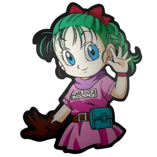 3D Motion Sticker (DBZ) Bulma