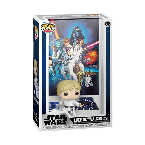 Funko POP Movie Poster - Luke Skywalker with R2-D2 "Star Wars A New Hope" [02]