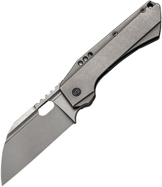 WE Knife Roxi 3 Front Flipper Knife Gray Titanium (3.14" Gray Stonewash S35VN) WE19072-2
