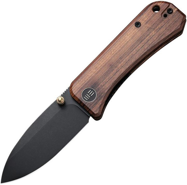 WE Knife Banter Knife Cuibourtia Wood (3" Black Stonewash S35VN) 2004K