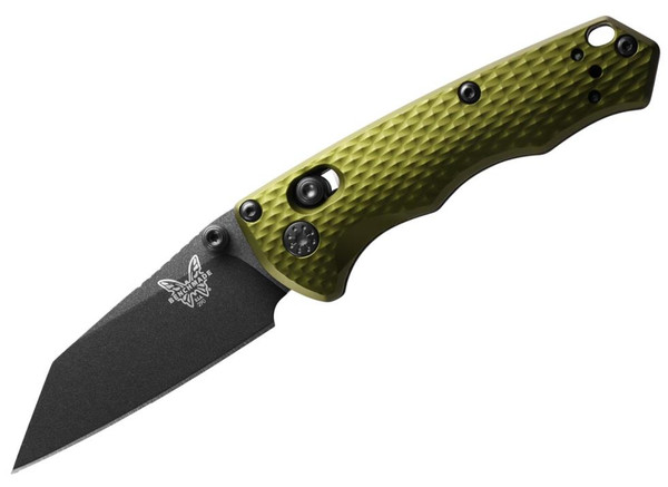 Benchmade Full Immunity (Woodland Green) Folding Knife Wharncliffe (2.49" Black M4) 290BK-2