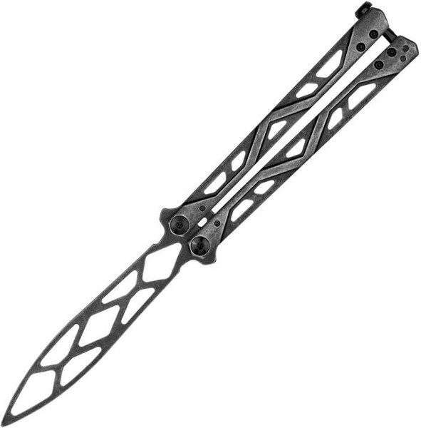 Kershaw Balanza Butterfly Trainer Dull Knife (4.25" Black Stonewash SS)
