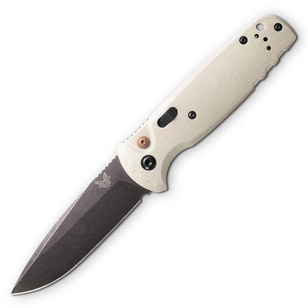 Benchmade CLA AUTO Ivory G-10 (3.40" DLC Black MagnaCut) 4300BK-03