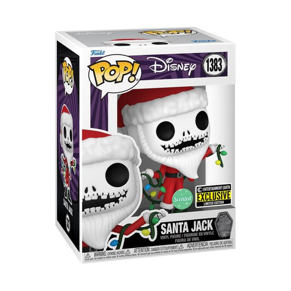 Funko Pop Christmas Santa Jack (Scented) "Disney TNBC 30th Anniversary" EE Exclusive [1383]