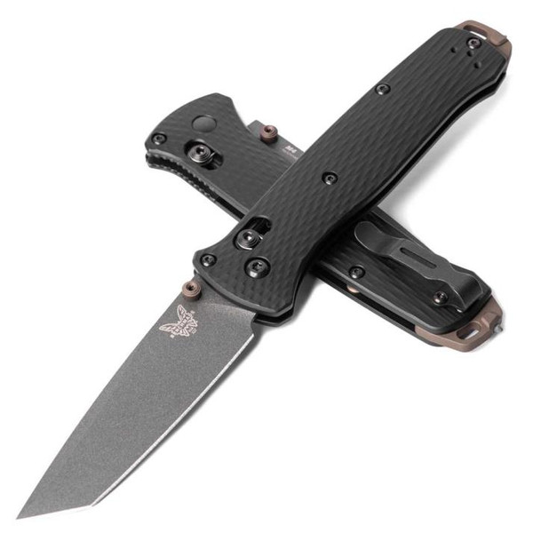 Benchmade Bailout Black [Tanto] Aluminum [3.4" Gray M4] 537GY-03