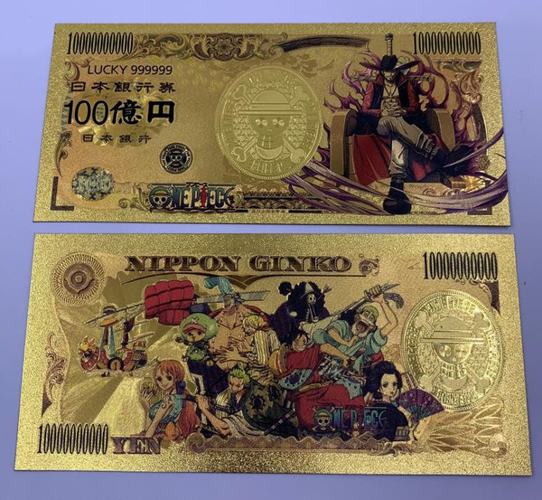 One Piece Anime (Mihawk) Souvenir Coin Banknote
