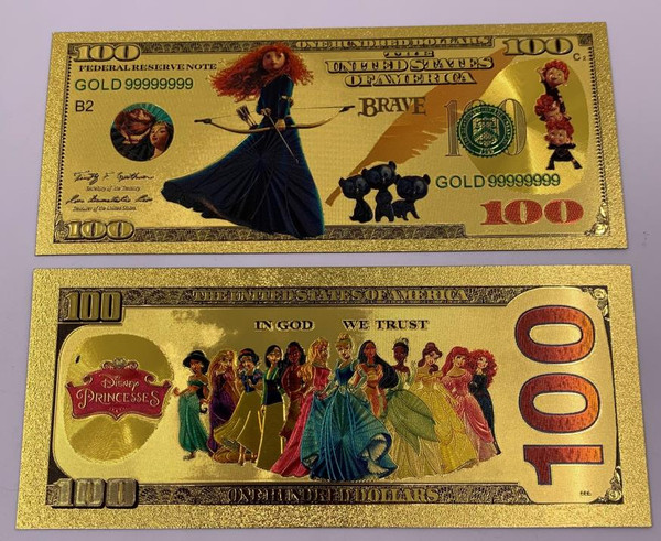 Disney (Merida) Souvenir Coin Banknote